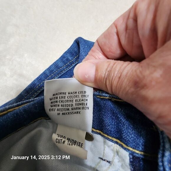 Hudson Nico Midrise Ankle Super Skinny Jeans Women's Size 25 Blue Stretch Denim - Picture 9 of 13